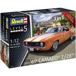 Plastic ModelKit auto 07727 - 69 Chevy Camaro (1:12)