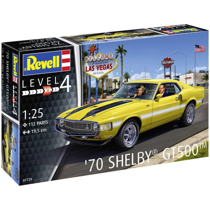 Plastic ModelKit auto 07729 - 70 Shelby Mustang GT500 (1:25)