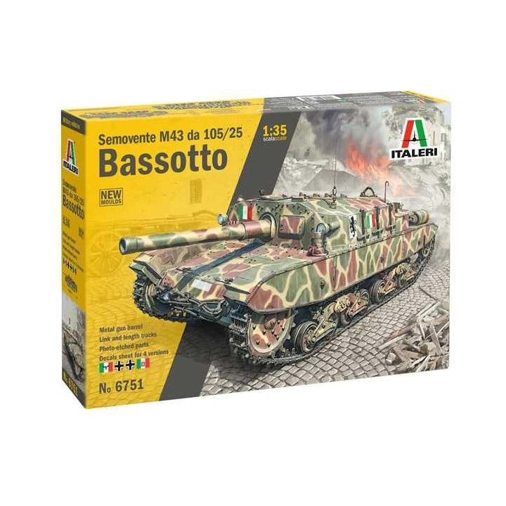 Model Kit military 6751 - Semovente M43 “Bassotto” (1:35)