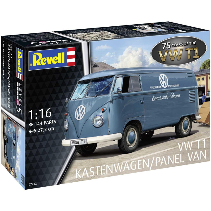 Plastic ModelKit auto 07742 - VW T1 Panel Van - 75 Years of the VW T1 (1:16)
