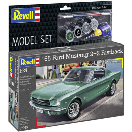 ModelSet auto 67065 - 1965 Ford Mustang 2+2 Fastback (1:24)