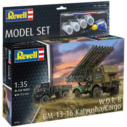 ModelSet military 63338 - W.O.T. 8 BM-13-16 Katyusha/Cargo (1:35)