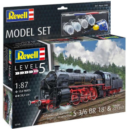 ModelSet lokomotiva 62168 - Express Loco S3/6 BR 18(5) with Tender (1:87)