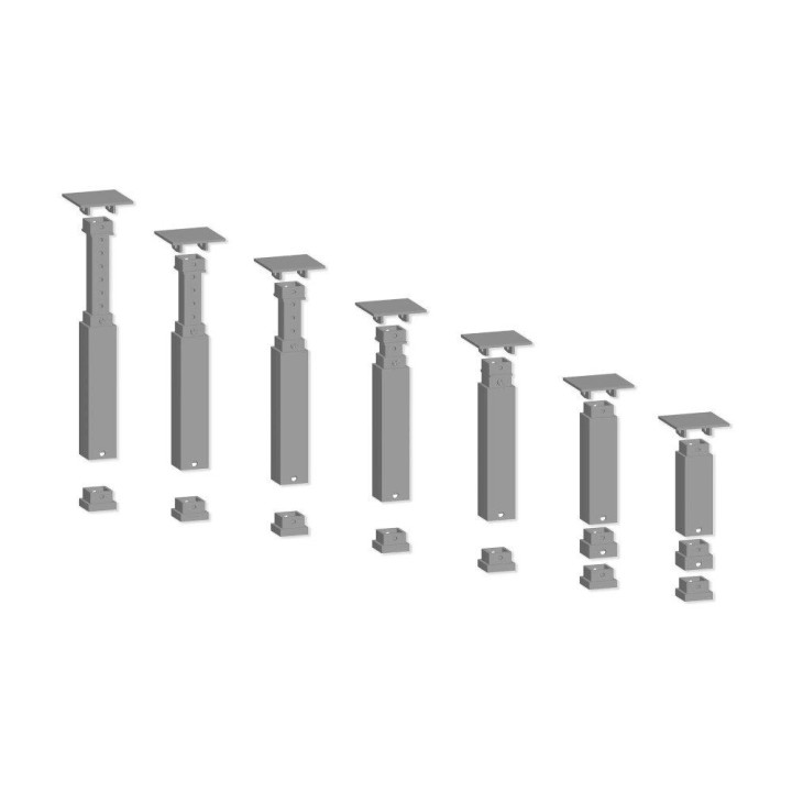 NOCH easy TRACK Pillar Set, Incline / šikmá H0,TT, N, 14 pilierov