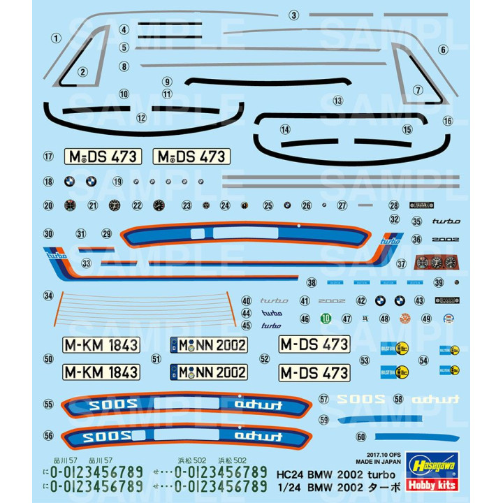 Hasegawa HC24 21124 1/24 BMW 2002 turbo