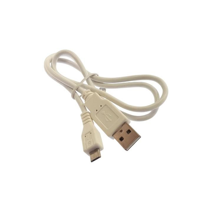 Kabel USB - Micro USB 0.6m bílý
