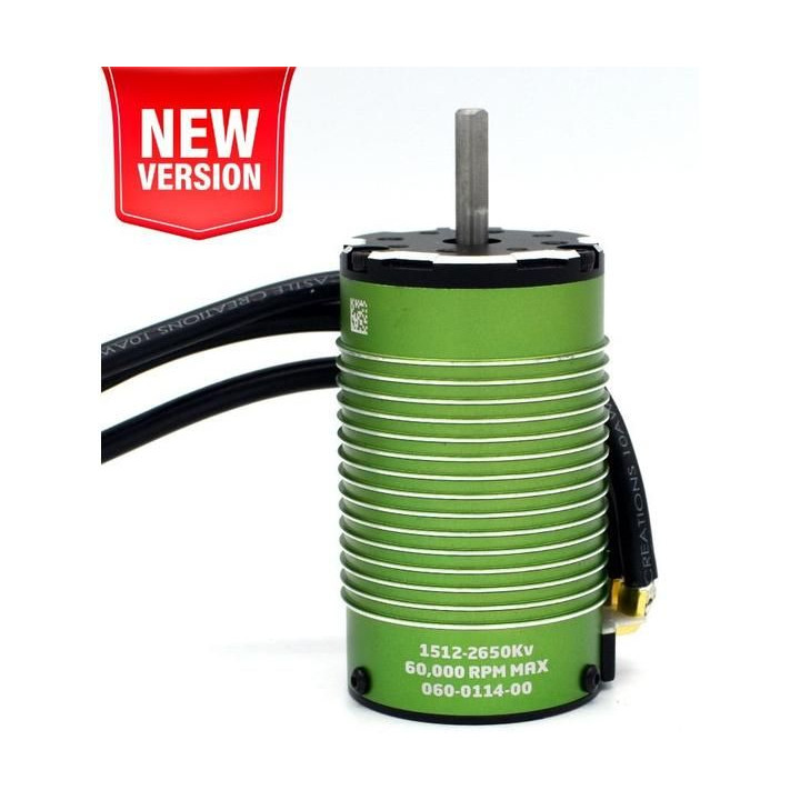 Castle motor 1512 2650ot/V senzored V2, reg. Mamba Monster X