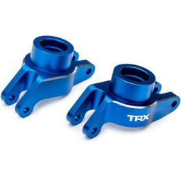 Traxxas těhlice zadní hliníková modře eloxovaná (pár)