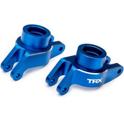 Traxxas těhlice zadní hliníková modře eloxovaná (pár)