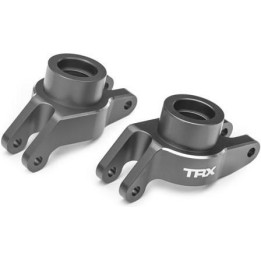Traxxas těhlice zadní hliníková šedě eloxovaná (pár)