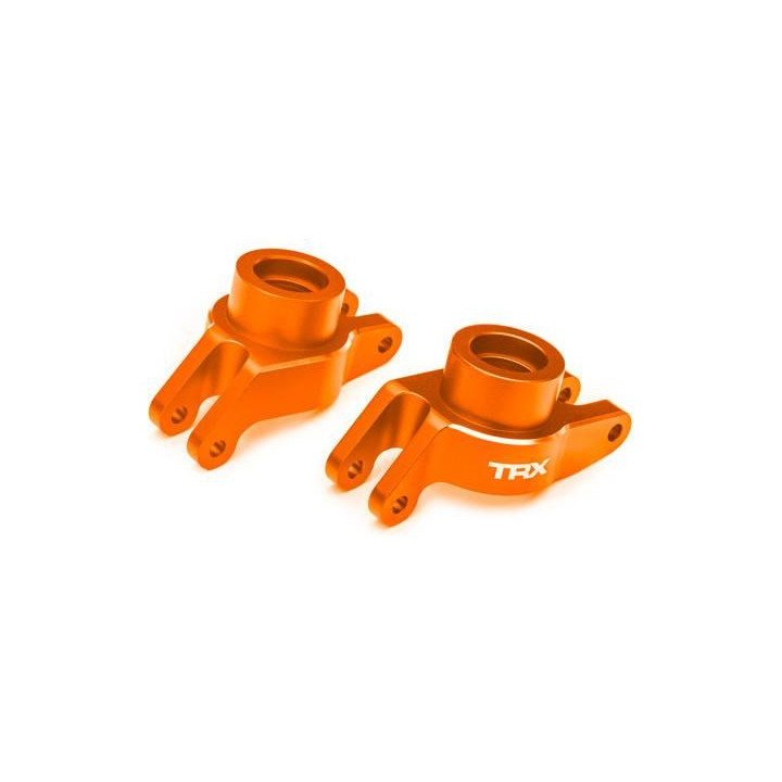Traxxas těhlice zadní hliníková oranžově eloxovaná (pár)