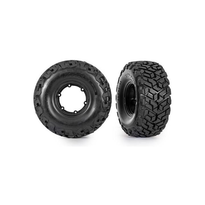 Traxxas kolo 2.2/3.2, disk černý vnější, pneu Maxx Slash belted (pro NO10274, 10276) (2)
