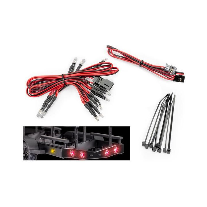 Traxxas kabely LED osvětlení přívěsu (pro NO10350, NO10650)