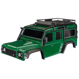 Traxxas karosérie TRX-4 Land Rover Defender zelená (bezsponková)