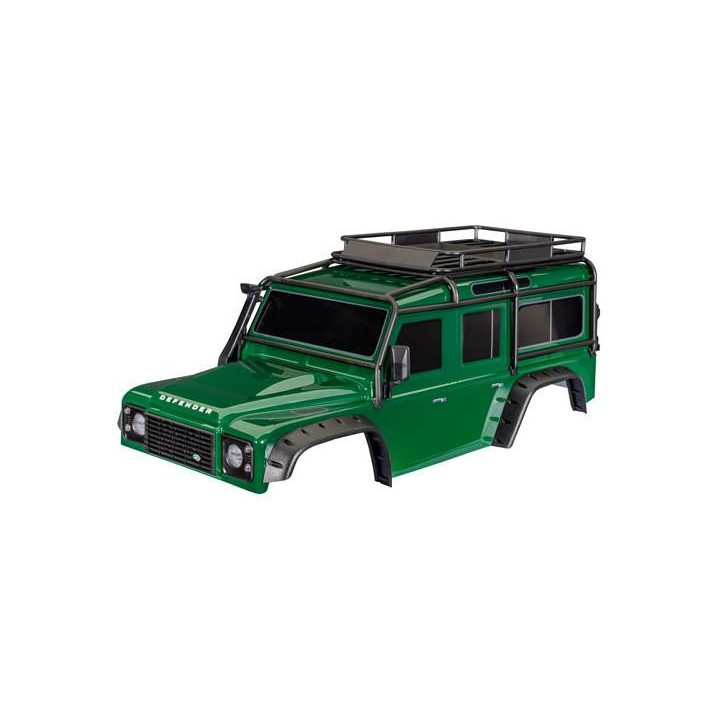 Traxxas karosérie TRX-4 Land Rover Defender zelená (bezsponková)