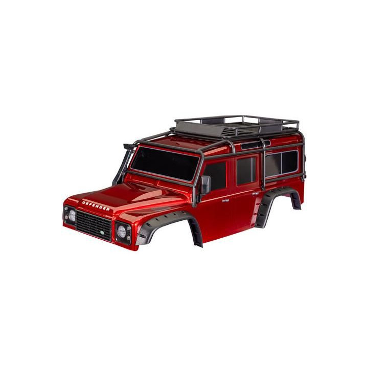 Traxxas karosérie TRX-4 Land Rover Defender červená (bezsponková)