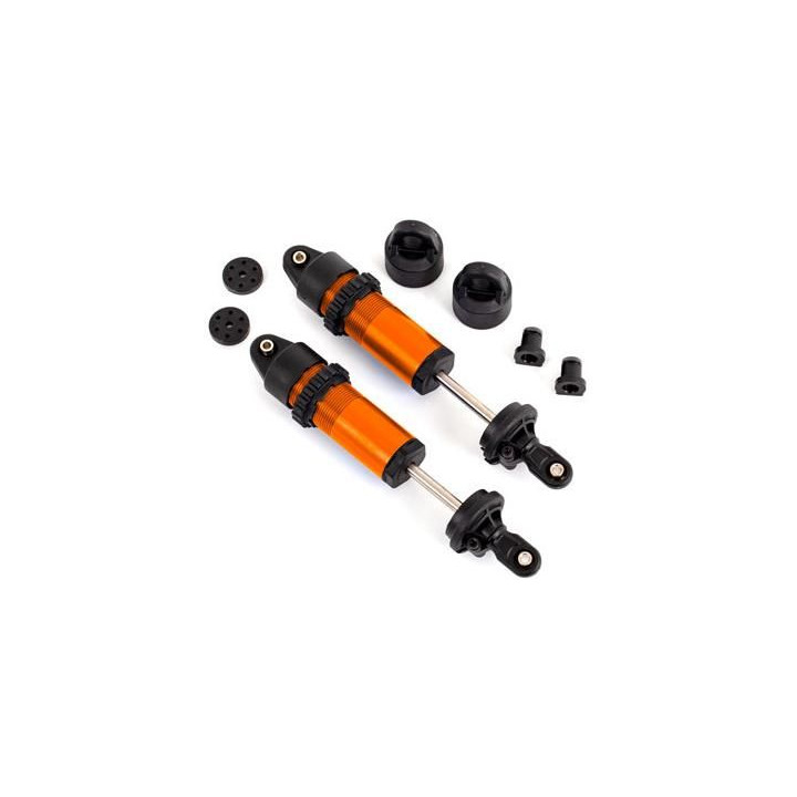 Traxxas tlumič krátký GT-Maxx hliníkový oranžově eloxovaný (2)