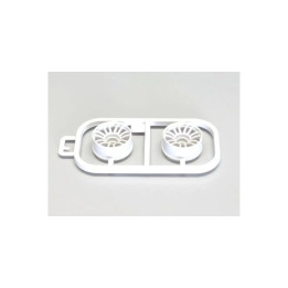 Wheels Set RE30 Kyosho Mini-Z MR03 Narrow-Offset 2.5 (2) White