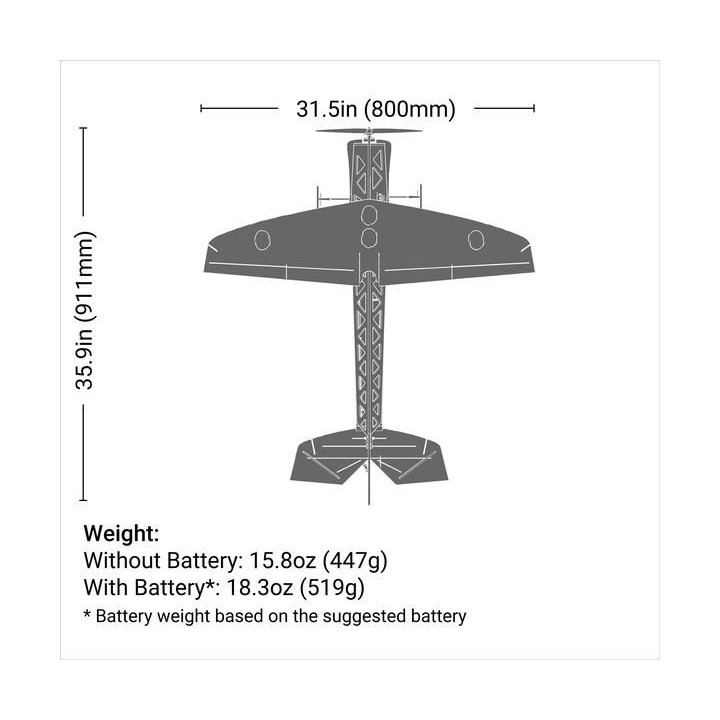 E-flite 4-Site 0.8m 3D FF AS3X+ SAFE Select BNF Basic