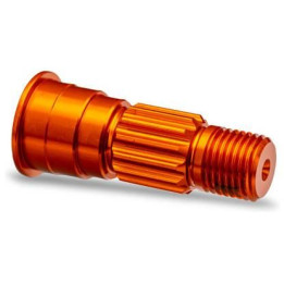 Traxxas hřídel předního kola hliníková oranžová
