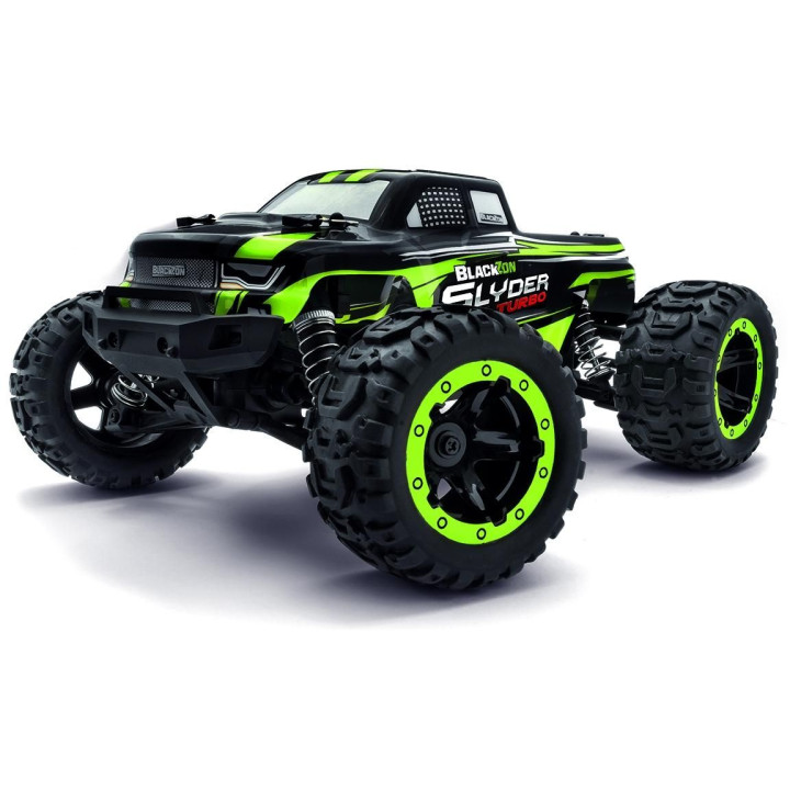 Slyder MT Turbo 1/16 4WD 2S Brushless - Zelený