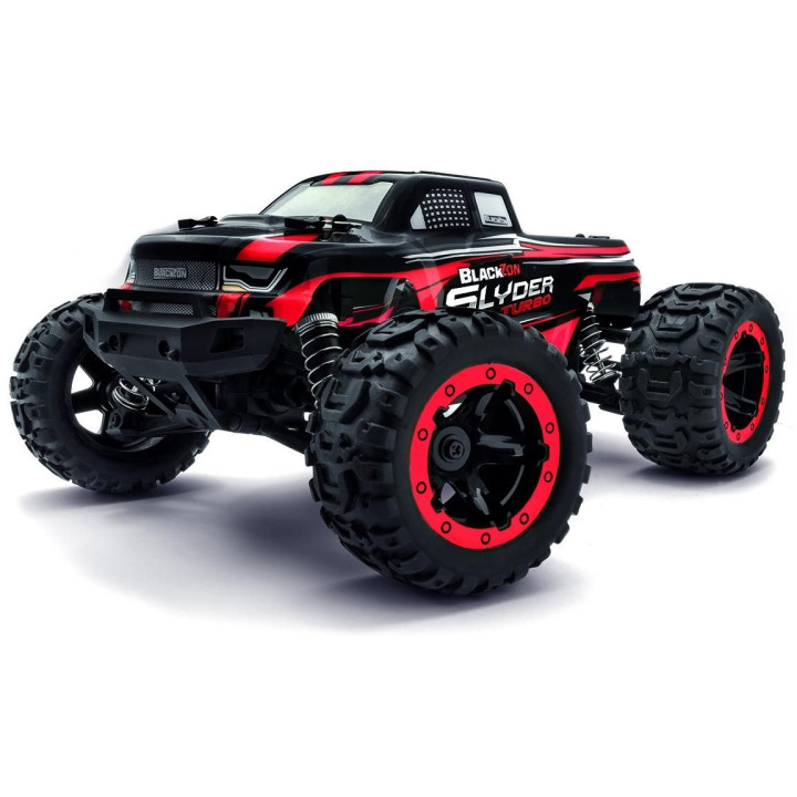 Slyder MT Turbo 1/16 4WD 2S Brushless - Červený