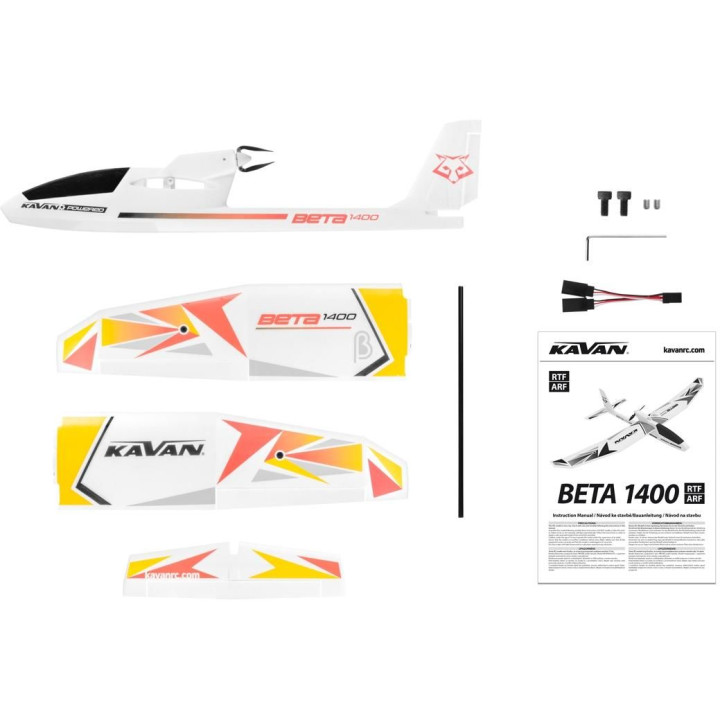 KAVAN Beta 1400 RTF - červená