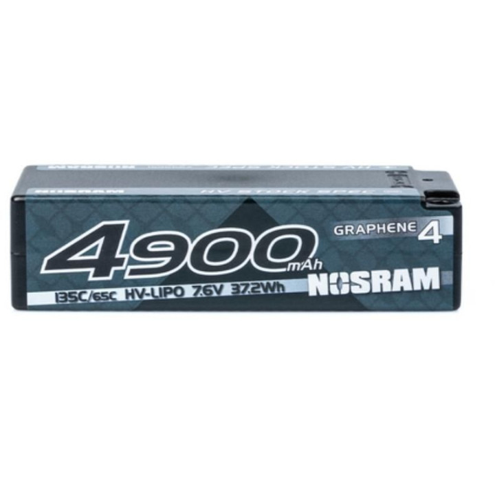 HV Stock Spec Shorty GRAPHENE-4 4900mAh Hardcase Akku - 7.6V LiPo - 135C/65C