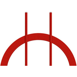 Kabel silikon 0.25mm2 1m (červený)