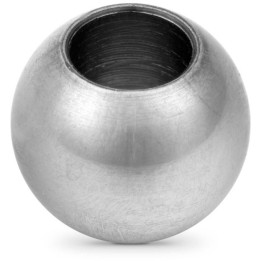 Poniklovaná mosazná kulička 3/16 (4,76mm) s dírou 2,0mm , 100 ks.