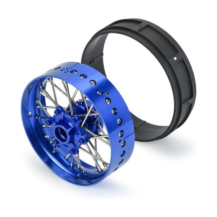 Pro-Line disk přední Pro-Spec V2 Bead, hliník, modrý/modrý: Promoto-SM