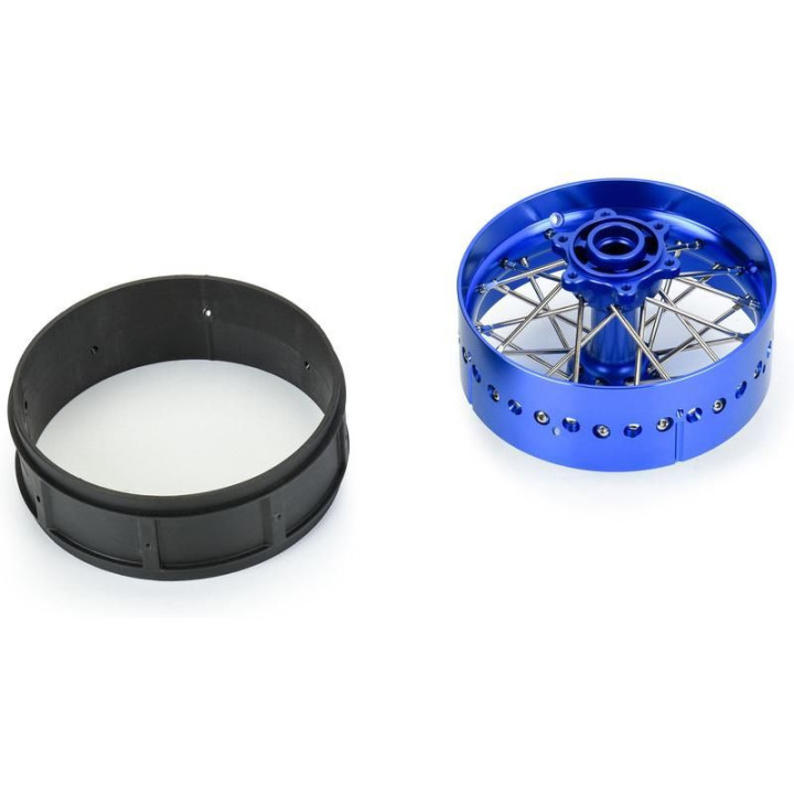 Pro-Line disk zadní Pro-Spec V2 Bead, hliník, modrý/modrý: Promoto-SM