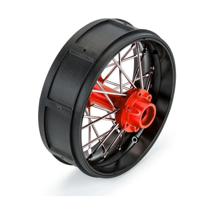 Pro-Line disk zadní Pro-Spec V2 Bead, hliník, černý/červený: Promoto-SM