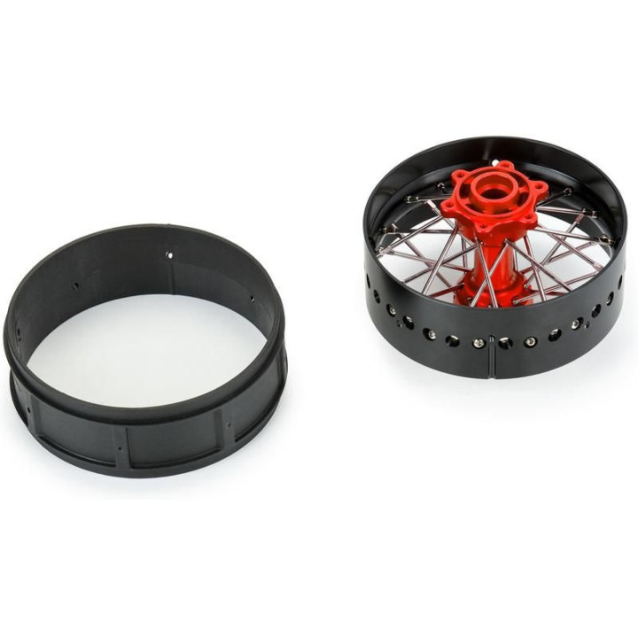 Pro-Line disk zadní Pro-Spec V2 Bead, hliník, černý/červený: Promoto-SM