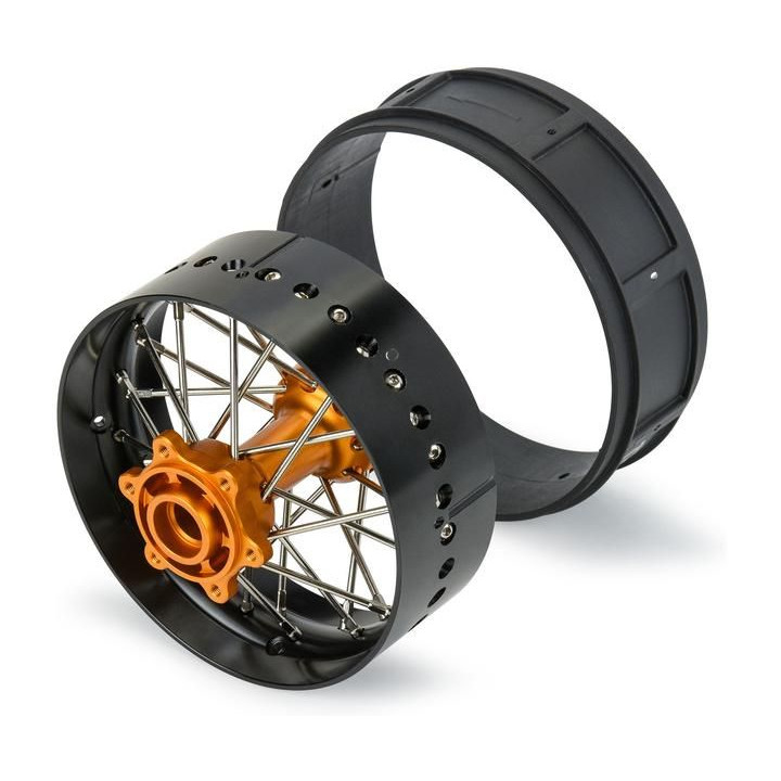 Pro-Line disk zadní Pro-Spec V2 Bead, hliník, černý/zlatý: Promoto-SM