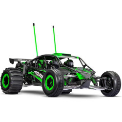 Velký a extrémně výkonný RC model pouštního speciálu Traxxas Funco v měřítku 1:6 nabitý funkcemi. Model s náhonem zadních kol (2WD), vychází z konstrukce X-Maxxu. Přední funkční kotoučové brzdy. Střídavý pohon VXL-8S. Maketové prvky, LED světelné...