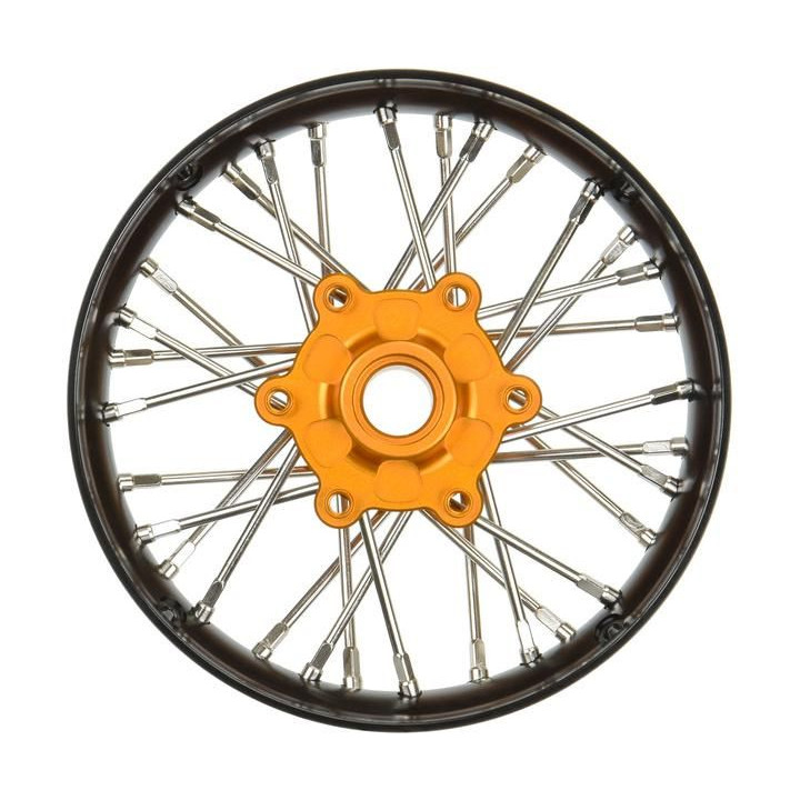 Pro-Line disk přední Pro-Spec V2 Bead, hliník, černý/zlatý: Promoto-SM