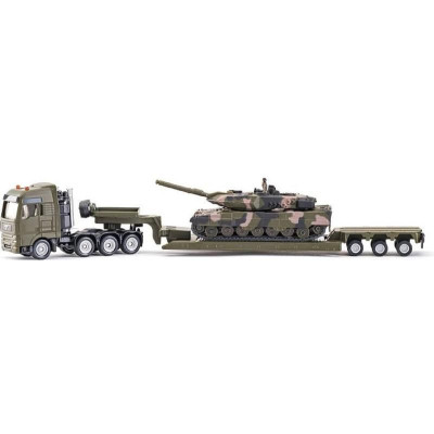 SIKU Super Military - Tahač s tankem 1:87