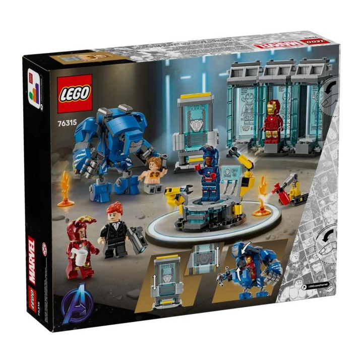 LEGO Marvel - Iron Man a jeho laboratoř: Síň brnění