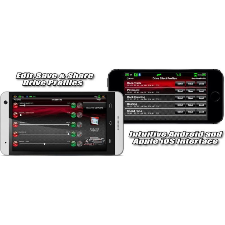 Traxxas vysílač TQi 4 kan. BlueTooth Ready
