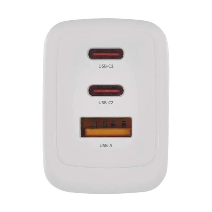 Síťový USB adaptér (zdroj) GaN PD 65W