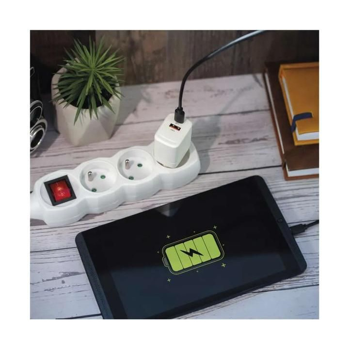 Síťový USB adaptér (zdroj) GaN PD 20W