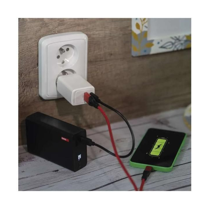 Síťový USB adaptér (zdroj) GaN PD 45W