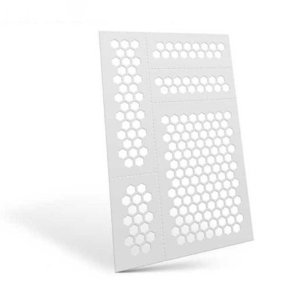 Flexible Stencils - HEXAGONS S (6mm) / Pružné šablóny - HEXAGONS S (6 mm)