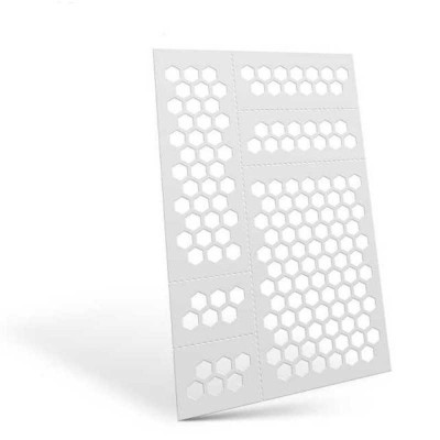 Flexible Stencils - HEXAGONS M (7mm) / Pružné šablóny - HEXAGONS M (7 mm)