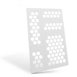 Flexible Stencils - HEXAGONS L (9mm) / Pružné šablóny - HEXAGONS L (9 mm)