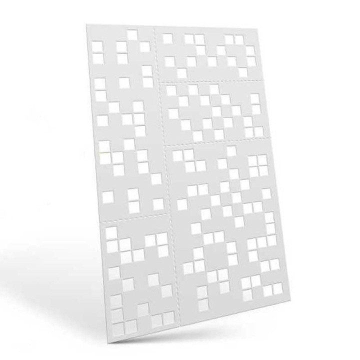 Flexible Stencils - DIGITAL CAMO / Pružné šablóny - digitálna kamufláž (5 mm)