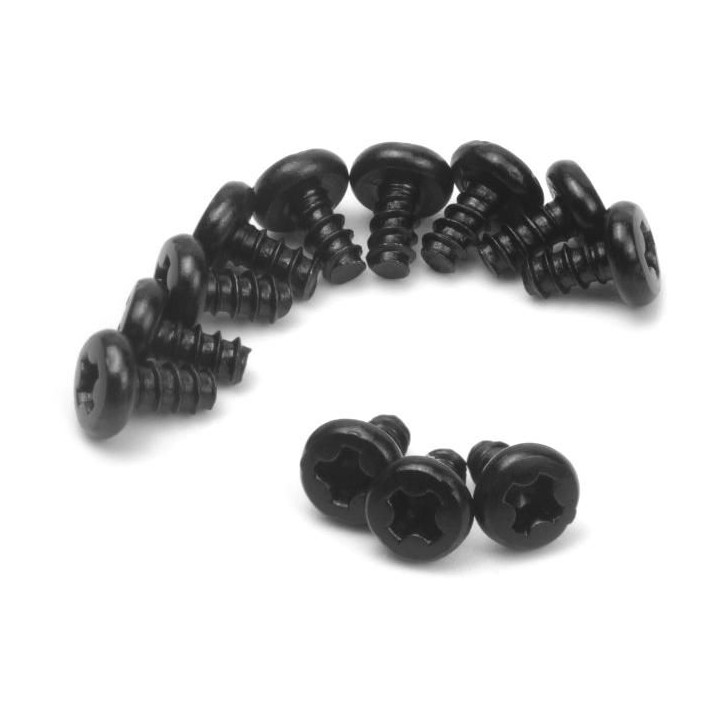 Samořezné šroubky s kulatou hlavou PBH02x4 mm