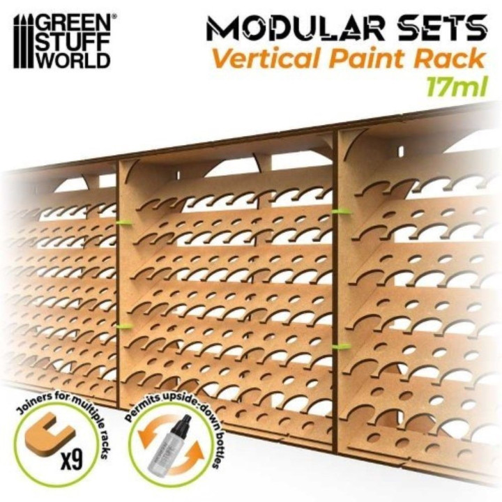 Modular Paint Rack - VERTICAL 17ml / Modulárny stojan na farby - VERTICAL 17ml