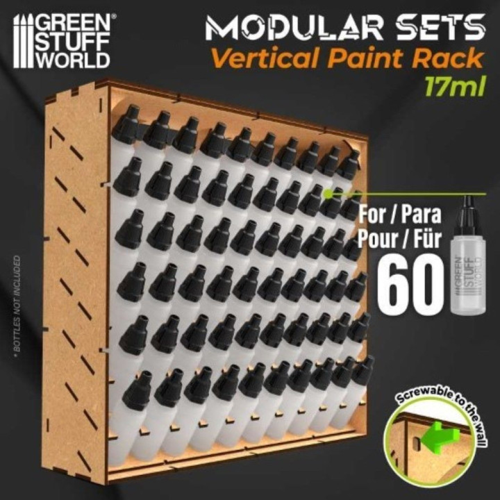 Modular Paint Rack - VERTICAL 17ml / Modulárny stojan na farby - VERTICAL 17ml